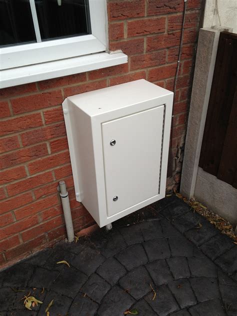 electric meter enclosure box|exterior electrical meter box.